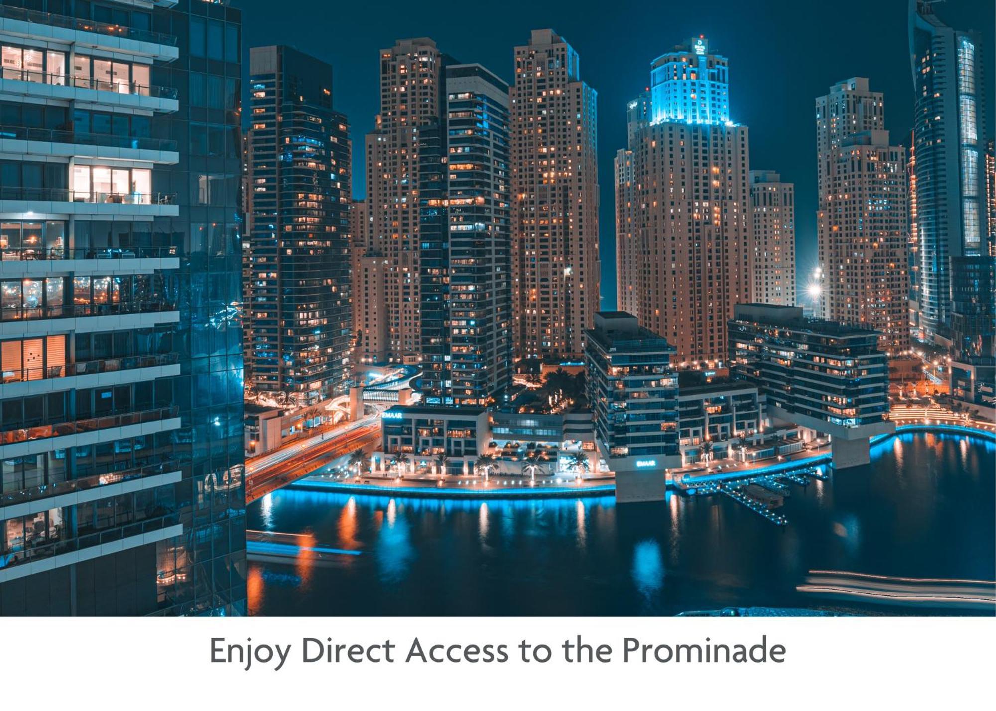 Crowne Plaza Dubai Marina By Ihg Hotel Luaran gambar The Promenade