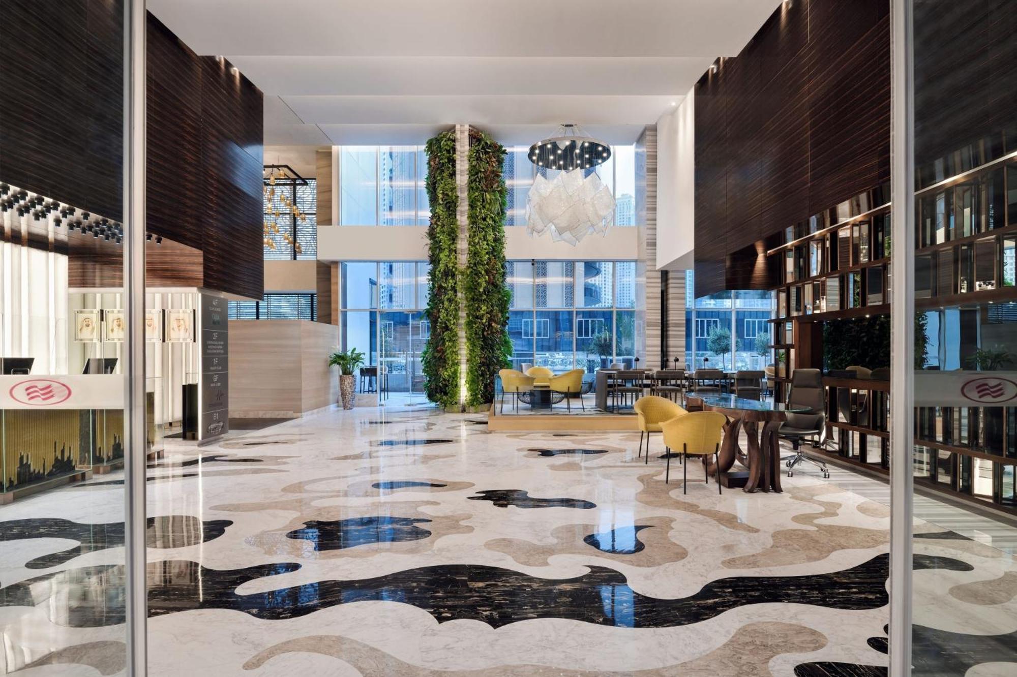 Crowne Plaza Dubai Marina By Ihg Hotel Luaran gambar Lobby